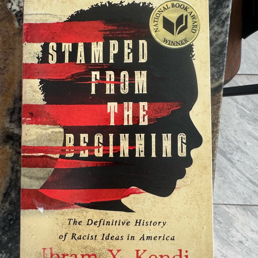 Stamped from the Beginning by Ibram X. Kendi - Black & Red Cover